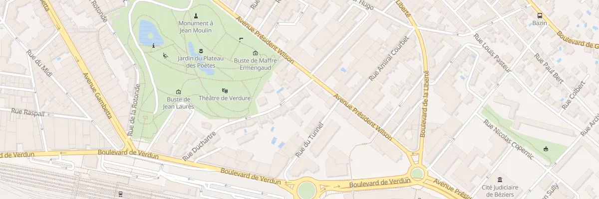 Plan du 32 Rue Duchartre à Béziers