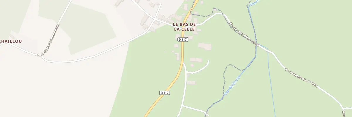 Plan du 10 Rte de Bourgogne à La Celle-sur-Nièvre