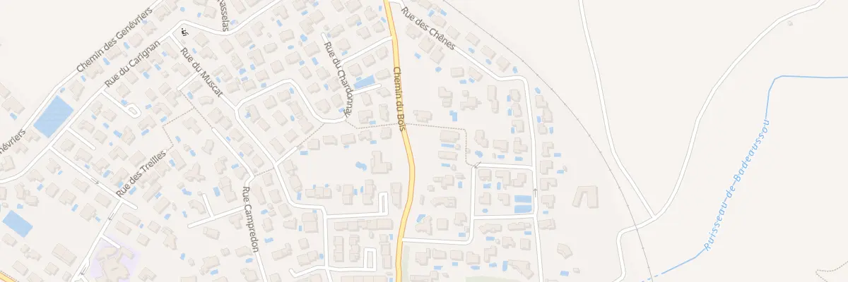 Plan du 180 Rue Chemin du Bois à Magalas
