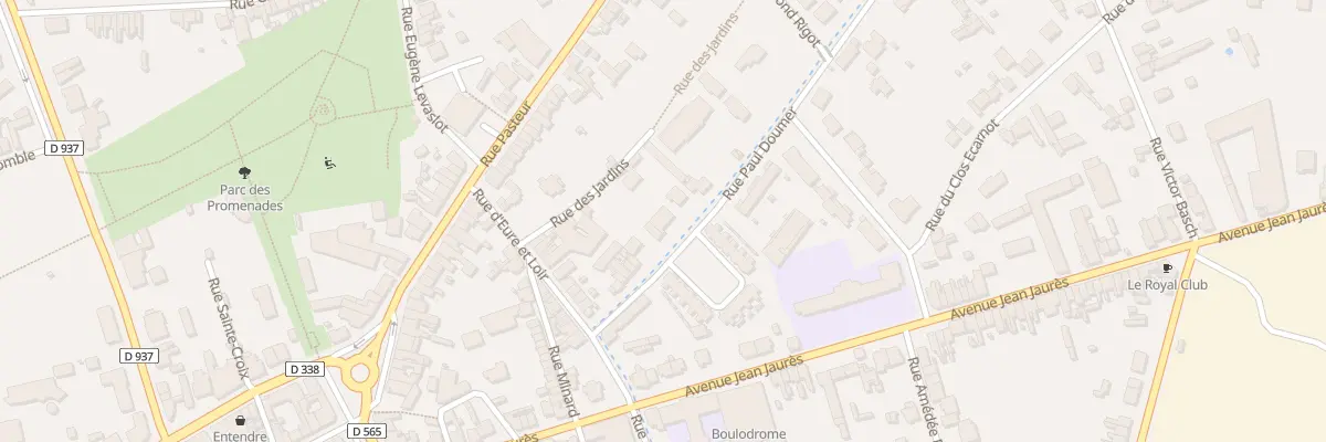 Plan du 19 Rue Paul Doumer à Chauny