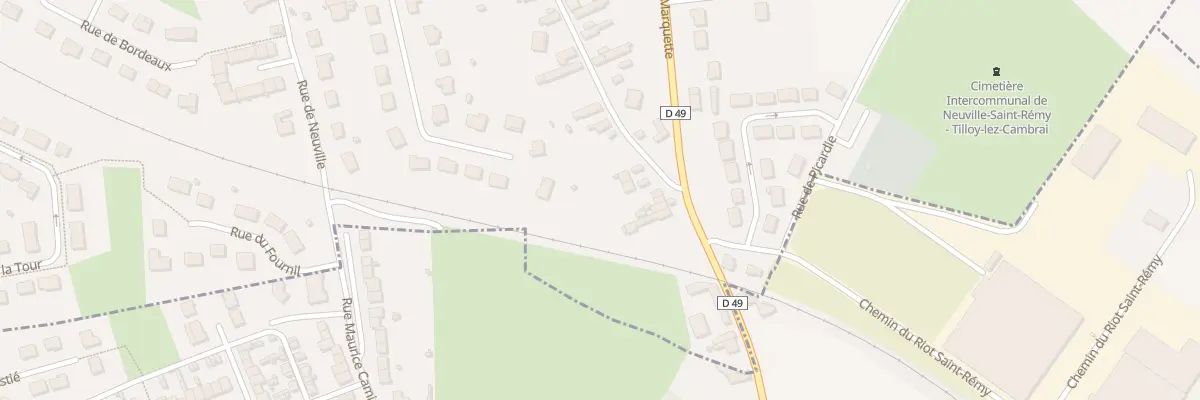 Plan du 13 Rue Jean Lebas à Tilloy-lez-Cambrai