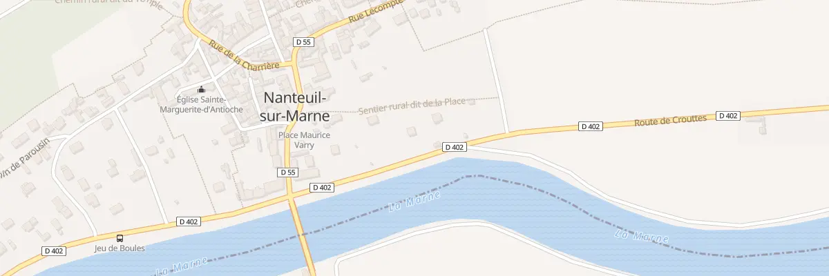 Plan du 7 Rte de Crouttes à Nanteuil-sur-Marne
