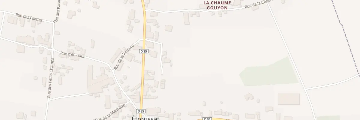 Plan du 3 Imp de la Vicairie à Étroussat