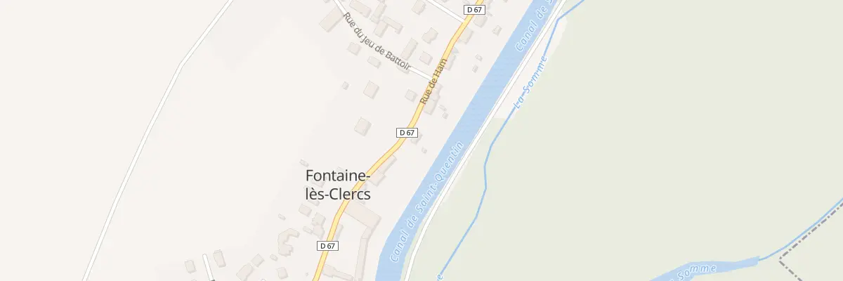 Plan du 379 Rue de Ham à Fontaine-lès-Clercs