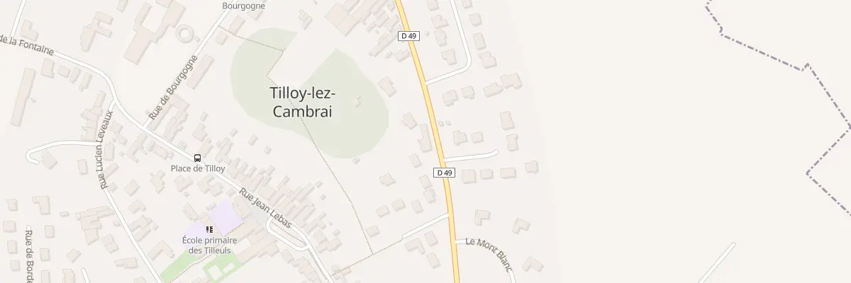 Plan du 25 Rue de Marquette à Tilloy-lez-Cambrai