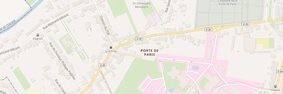 Plan du 395 Rue de Noyelles à Cambrai