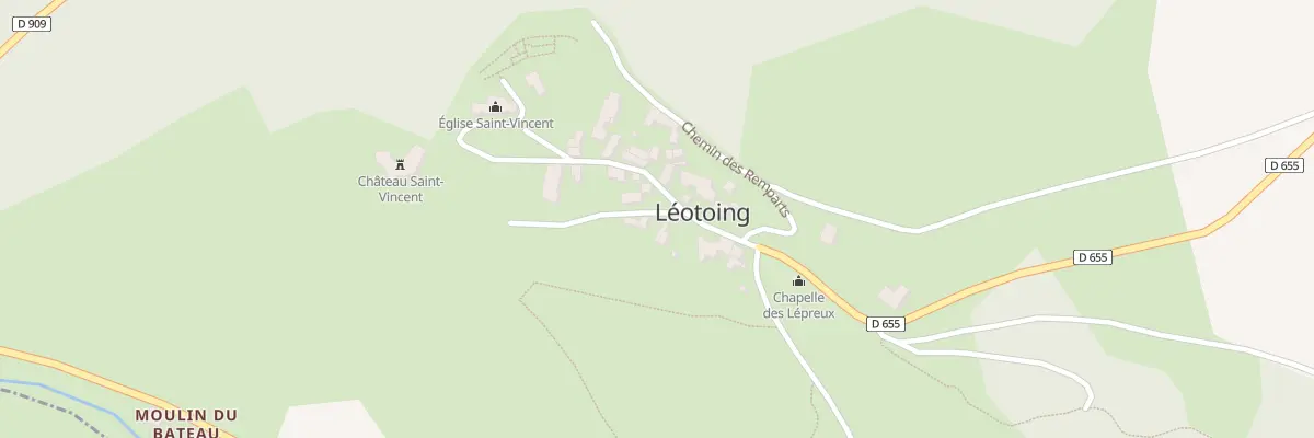 Plan du 5009 Le Bourg à Léotoing