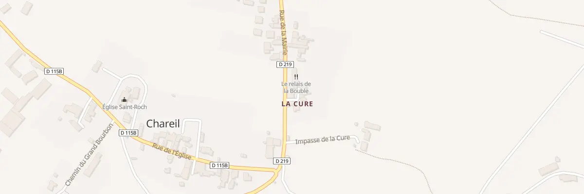 Plan du 1 Imp du Charron à Chareil-Cintrat