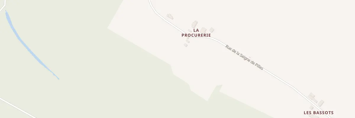 Plan du 2 La Procurerie à Couloutre