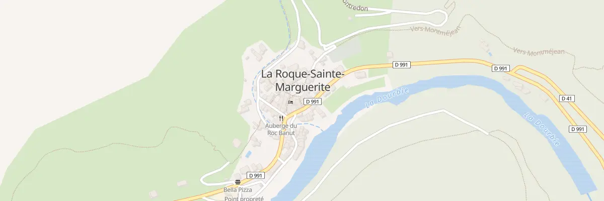 Plan du 5008A La Roque Sainte Marguerite à La Roque-Sainte-Marguerite