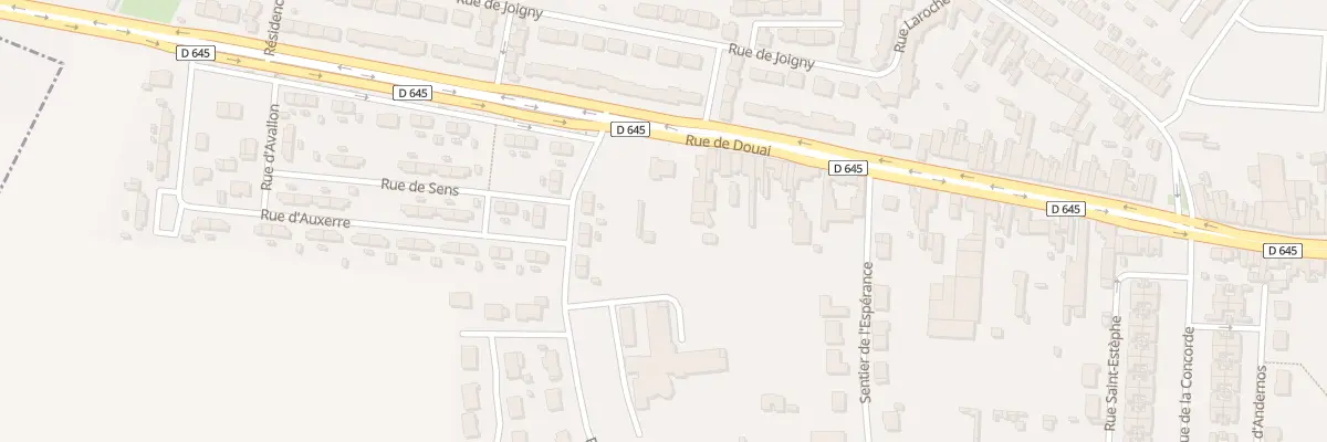 Plan du 191 Rue de Douai à Auberchicourt