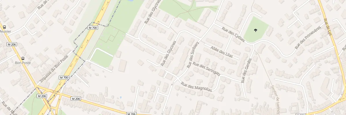 Plan du 64 Rue des Glycines à Toufflers