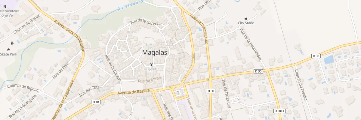 Plan du 20 Rue des Sept Contours à Magalas