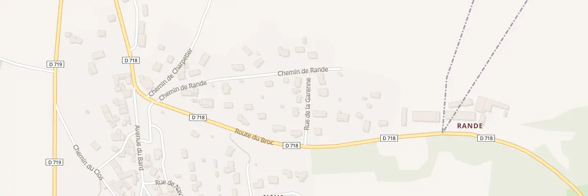 Plan du 5 Rue de la Garenne à Bergonne