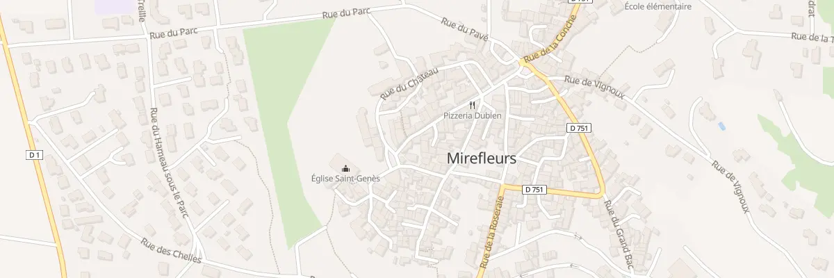 Plan du 19 Rue de la Grande Chareyre à Mirefleurs