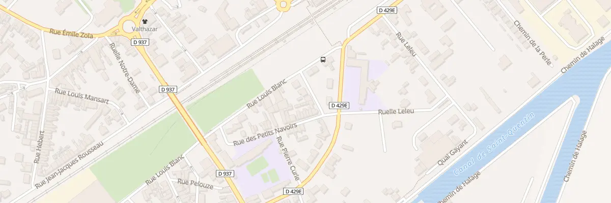 Plan du 45 Rue des Navoirs à Chauny