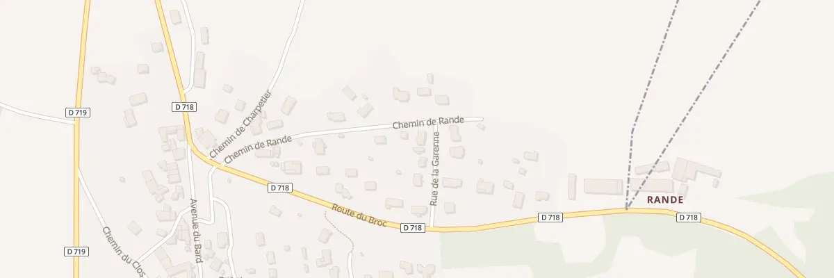 Plan du 7 Rue de la Garenne à Bergonne