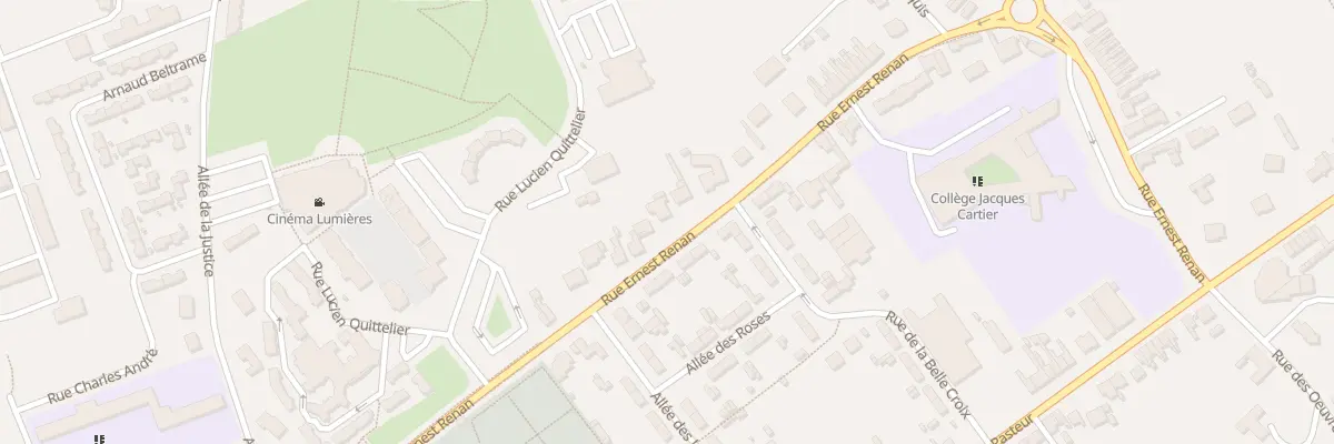 Plan du 99 Rue Ernest Renan à Chauny