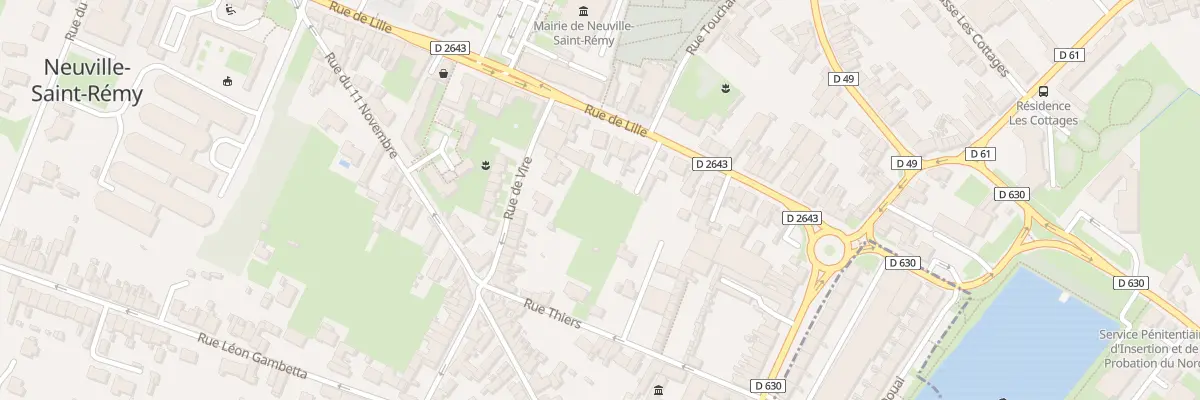 Plan du 7 Rue de Vire à Neuville-Saint-Rémy