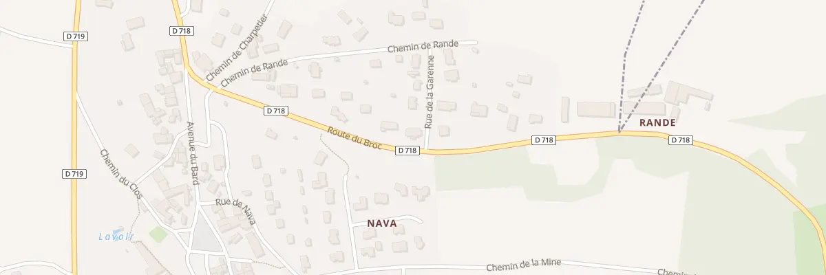 Plan du 1 Rue de la Garenne à Bergonne