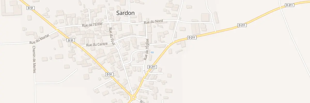 Plan du 2 Imp de l’Eglise à Sardon
