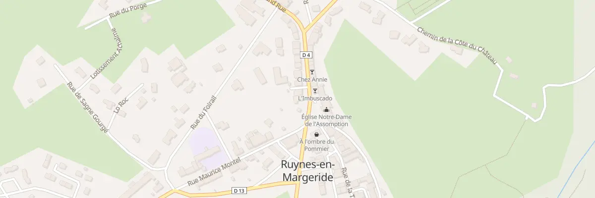 Plan du 3 Pl de l’Église Notre-Dame à Ruynes-en-Margeride