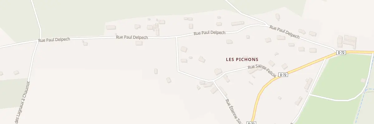 Plan du 19 Rue Ste Felicie à Chaumot