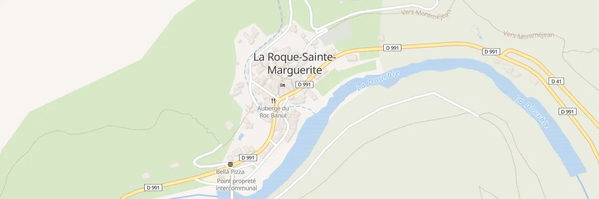 Plan du 5014 La Roque Sainte Marguerite à La Roque-Sainte-Marguerite