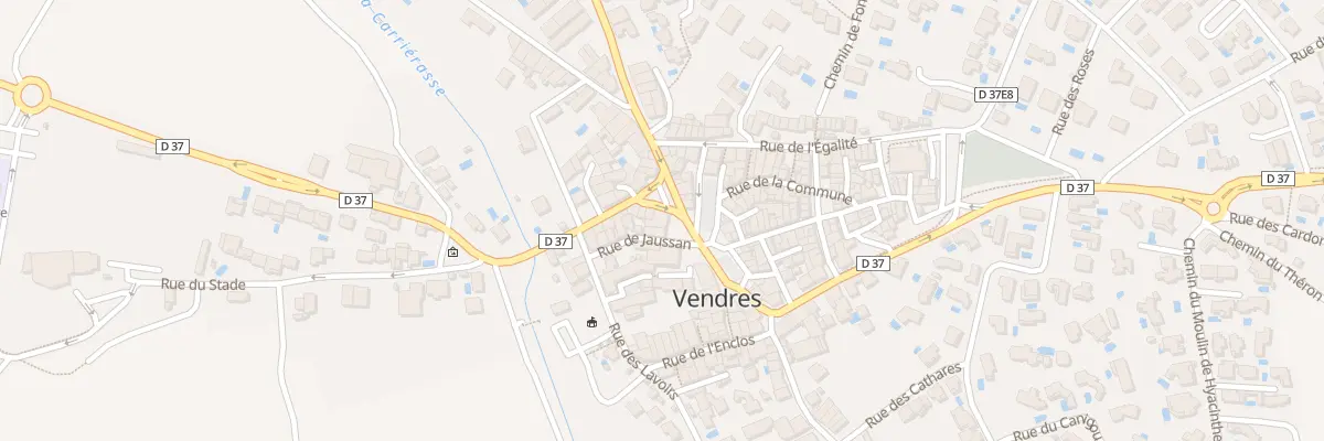 Plan du 4 Pl du Quatorze Juillet à Vendres