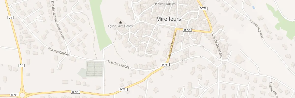 Plan du 43 Rue des Rocs à Mirefleurs