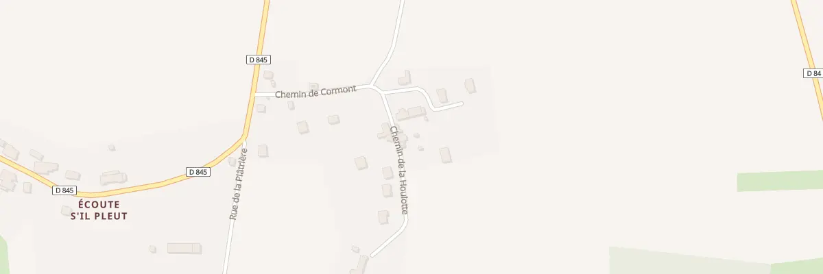 Plan du 5 Che de la Houlotte à Marigny-en-Orxois