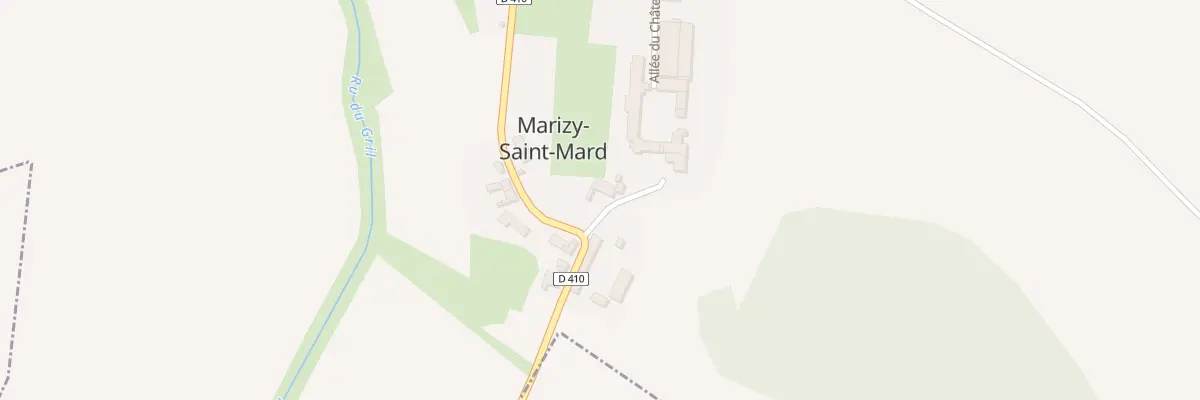 Plan du 1 Rue de la Prevote à Marizy-Saint-Mard