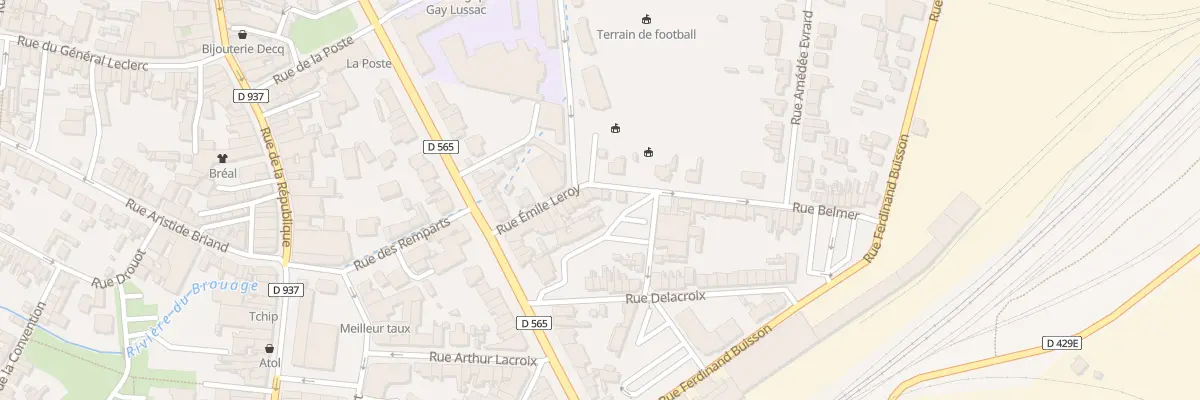 Plan du 2 Rue Belmer à Chauny