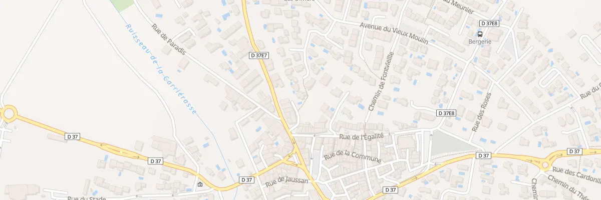 Plan du 7 Imp des Pipistrelles à Vendres