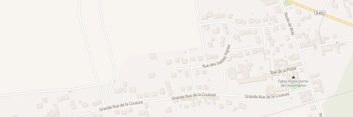 Plan du 8 Rue des Vieilles Vignes aux Ormes-sur-Voulzie