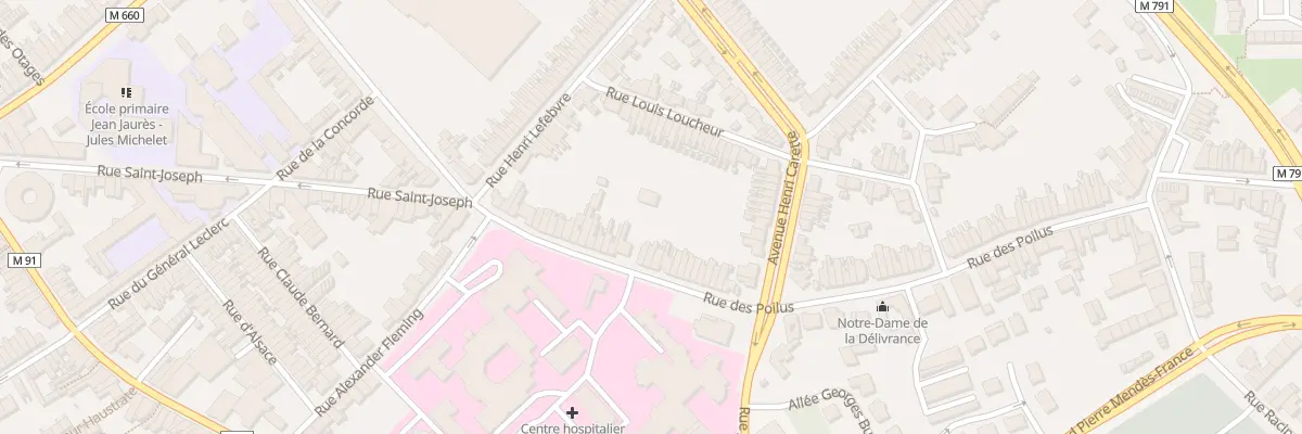Plan du 31 Rue des Poilus à Wattrelos