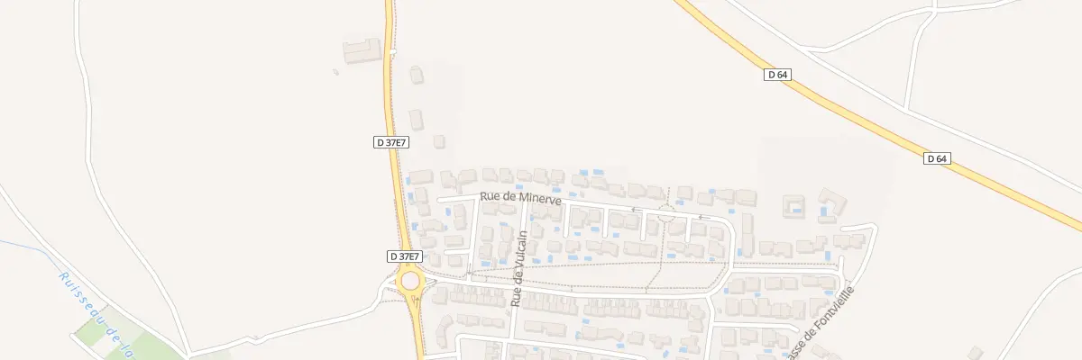 Plan du 15 Rue de Minerve à Vendres