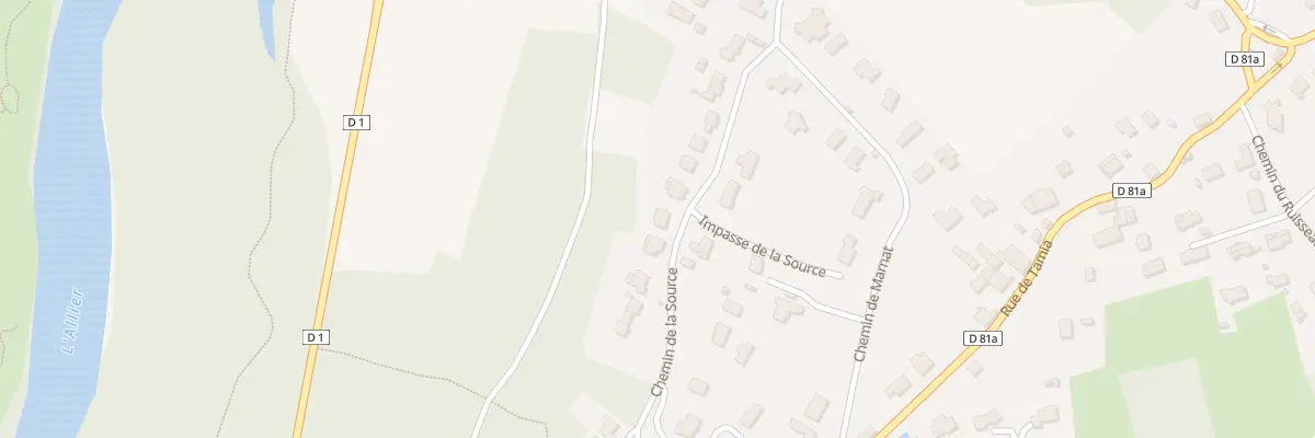 Plan du 14 Che de la Source à La Roche-Noire