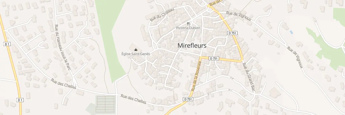 Plan du 28 Rue des Rocs à Mirefleurs