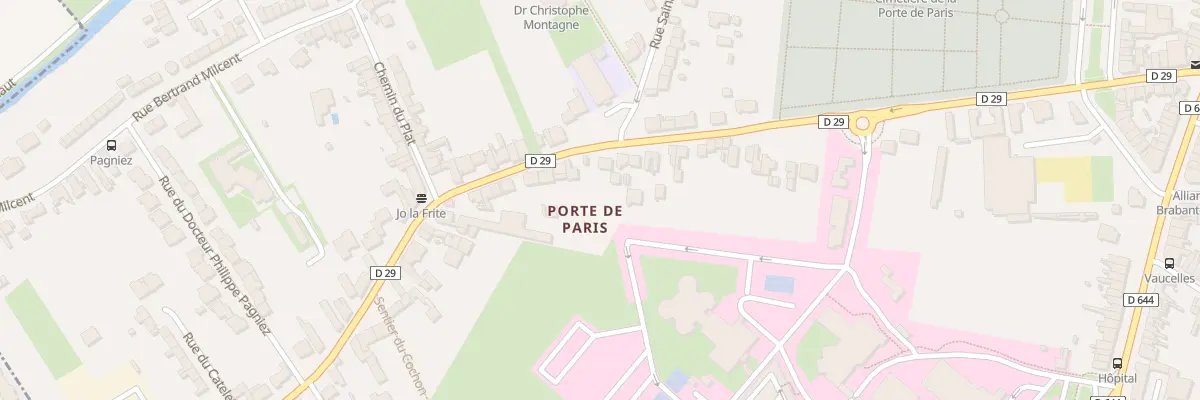 Plan du 349 Rue de Noyelles à Cambrai