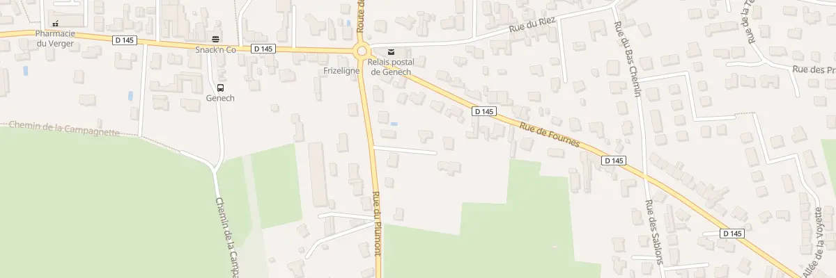 Plan du 95 Rue du Plumont à Genech