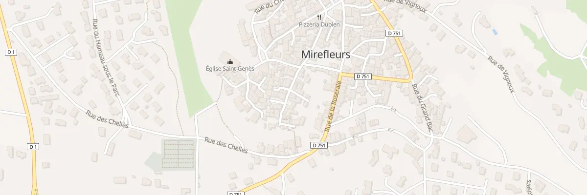 Plan du 35 Rue des Rocs à Mirefleurs