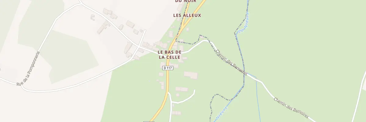 Plan du 5 Rte de Bourgogne à La Celle-sur-Nièvre
