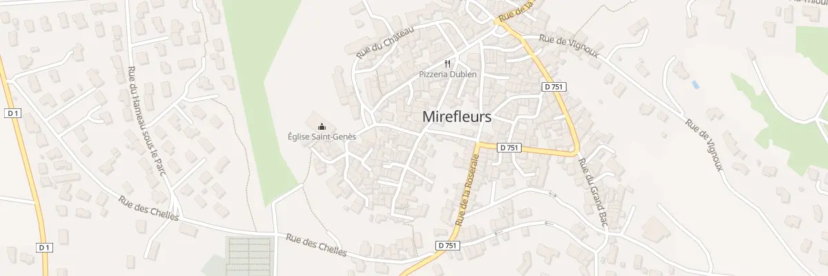 Plan du 26 Rue des Rocs à Mirefleurs