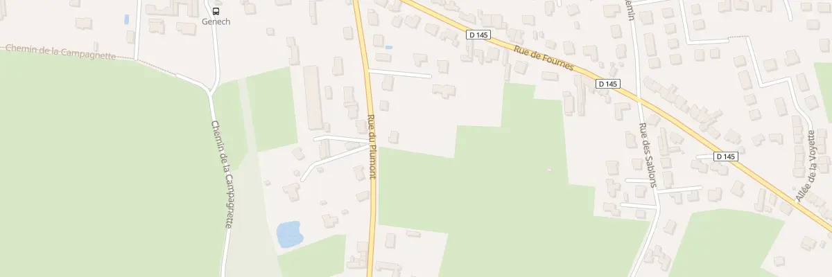 Plan du 167 Rue du Plumont à Genech
