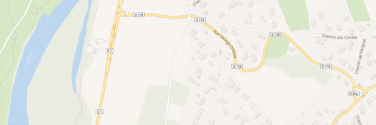 Plan du 31 Che de Marnat à La Roche-Noire