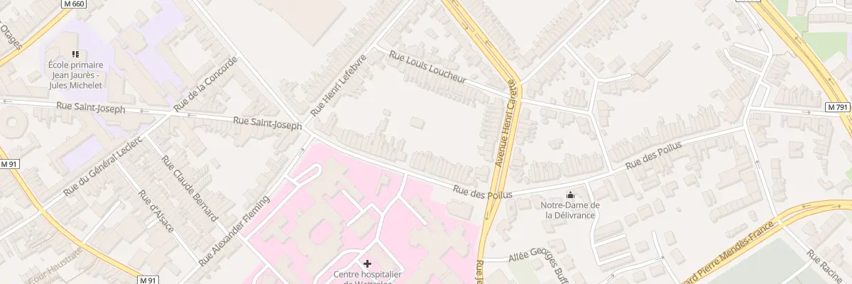 Plan du 35 Rue des Poilus à Wattrelos