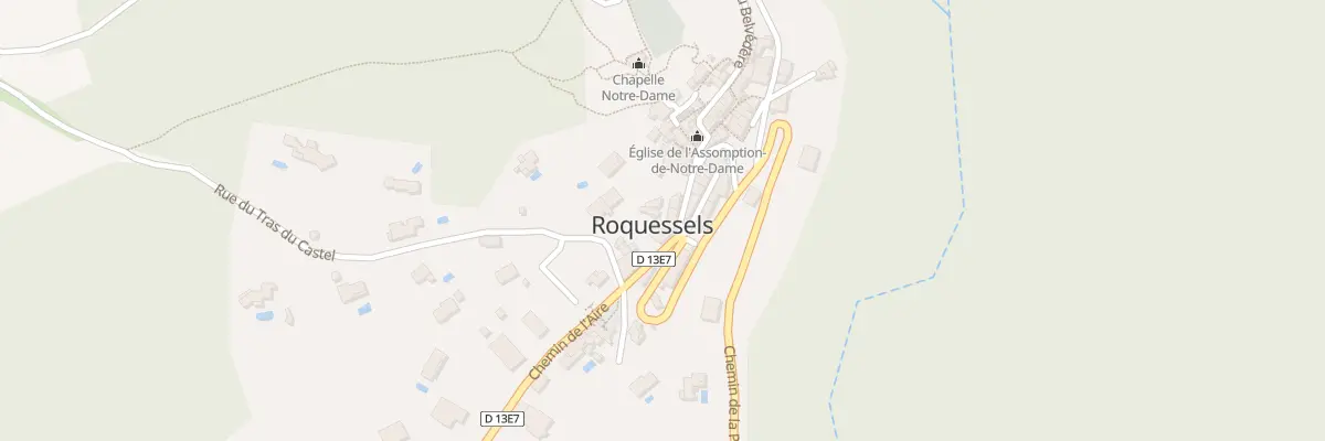 Plan du 3 Rue de l’Eglise à Roquessels