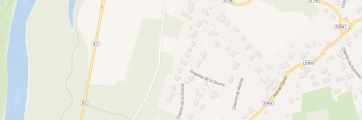 Plan du 12 Che de la Source à La Roche-Noire