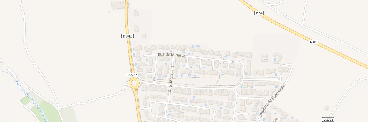 Plan du 12 Rue de Minerve à Vendres